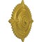 Ekena Millwork Haylynn Ceiling Medallion (Fits Canopies up to 1 1/4"), 29 1/8"OD x 1 1/4"ID x 4"P, Rich Gold CM29HYRGS - alternate 3